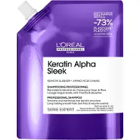 L'Oréal Keratin Alpha Sleek Shampoo Recarga 500 ml
