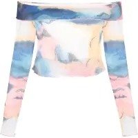 Mymo Blusa mistura de cores