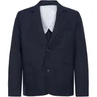 Casual Friday Jaqueta de negócios ' CFTorup Linen ' azul / navy