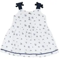 Chicco Vestido preto / branco