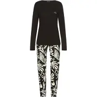 French Connection Pijama creme / preto