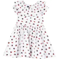Chicco Vestido azul / vermelho / branco