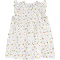Chicco Vestido amarelo / verde / branco