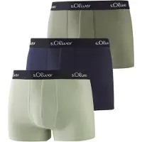 s.Oliver Boxers navy / cáqui / verde pastel / preto
