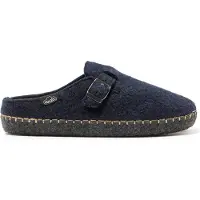 Nuvola Nuvola. Pantufa 'Zueco Belt' azul escuro