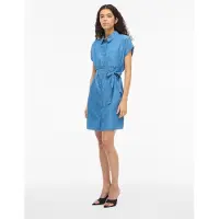 Vila Vestidos camiseiros 'VINori' azure