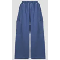 Reebok Calças de treino Classic STREET SPORT PRINTED CARGO PANTS mulheres - Azul - EU S