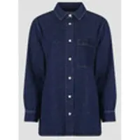 Minimum camisas LAYNE SHIRT mulheres - Marinho - FR 36