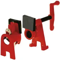 Bessey Tube-Screw Clamp BPCH34, grampo para tubos para tubos com diâmetro 26,9 mm