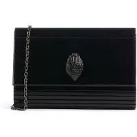 Kurt Geiger para mulher. 8764000979 Saco Eagle Clutch preto (OSFA), Casual, Sintético