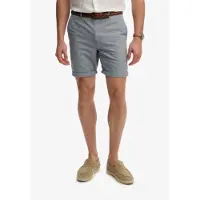 Superdry para homem. M7110487A Calções Premium Textured Chino azul (28), Casual, Algodão