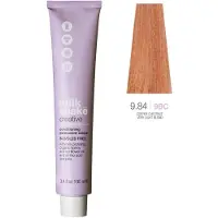 Milk shake Creative Hair Dye 100ml, paleta de cores 9.84 | 9 aC || Louro castanho acobreado muito claro