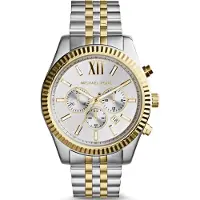 Michael Kors Relógios analógicos 'MK8344' amarelo dourado / prata