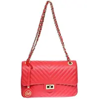 Roberta M borsa in pelle da donna RM2213 Rosso