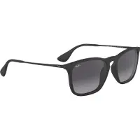 Ray-Ban - Marcas - Chris Matte Rubber Black Light Grey Gradient Dark Grey para Unissexo - Preto