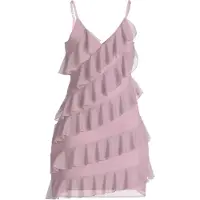 Vila Vestido de verão 'VILuna' cor-de-rosa