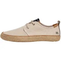 Pepe Jeans para homem. PMS100008 Port Nature alpargatas bege (43), Tecido, Plano, Cordão, Casual