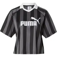 Puma Camisa funcionais 'Ess' cinzento / preto / branco