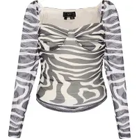Faina Blusa preto / branco