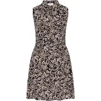 Usha Vestido bege / preto