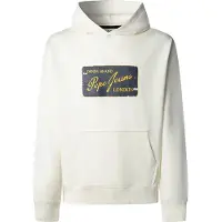 Pepe Jeans para homem. PM5800162 Sweatshirt Suen branca (M), Branco, Casual, Algodão