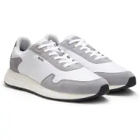 BOSS para homem. 50568945 Ténis Vinston Runn brancos (45), Plano, Cordão, Casual
