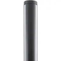 LUCANDE Candeeiro exterior LED Lynel, antracite, altura 200 cm, IP54
