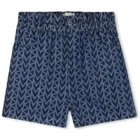 Michael Kors para menina. R30570 Calções de ganga azuis (6Y= 114/119cm), Azul, Casual, Algodão, moda infantil