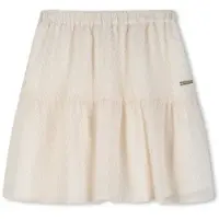 Michael Kors para menina. R30562 Saia com folhos bege (8Y= 126cm), Casual, Poliéster, moda infantil