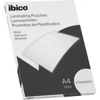 Ibico Bolsas de plastificação | A4 2×125 mícrons Standard 100 unidades