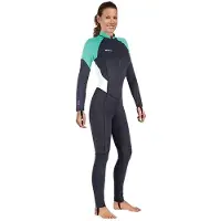 Mares Fato De Neoprene De Manga Comprida Com Fecho Frontal Para Mulher Trilastic 1 Mm