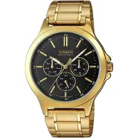 Casio Relógio Mtpv300g1audf 49mm 3atm Quartz Analogical