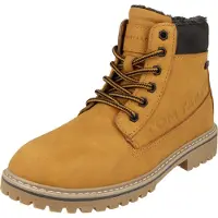 Tom Tailor Bota camelo / preto