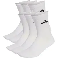 Adidas Meias de Cano Médio Almofadadas Conjunto de 6 Pares