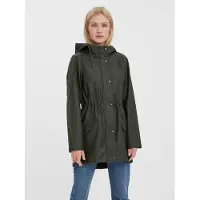 Vero Moda Sobretudo meia-estação verde escuro