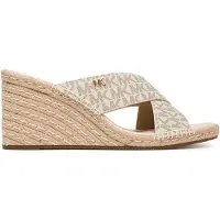 Michael Kors para mulher. 40R6KZMS1B Sandálias bege Kenzie (36), 3 a 5cm, Nenhum, Casual