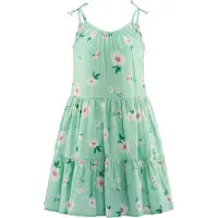 Happy girls Vestido verde pastel