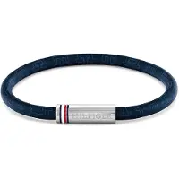 Tommy Hilfiger Blue men´s Bracciale made of artificial leather Printed Cord 2790702