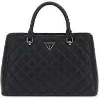 GUESS Malas de tiracolo 'Sac Bandoulière Eco Carly Girlfriend Black' preto