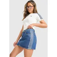 Adidas Saias curtas 3 STRIPES SKIRT DENIM mulheres - Multicolor - FR 34