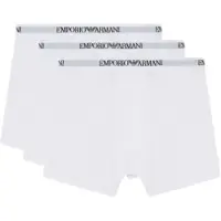 Emporio Armani para homem. EM005064_AF24322 Conjunto 3 Boxers Bot branco (L), Homewear, Algodão