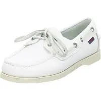 Sebago para mulher. 7000530 Mocassins de couro Portland branco (39), Plano, Cordão, Casual