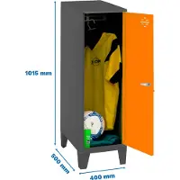 Simonlocker Montadas Cacifo Dism.single Mini+pies 1015x400x500 Mm