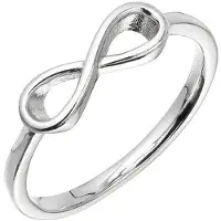Evolution Group Anello In Argento Infinity 65006 57 Mm — Anello