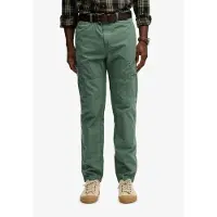 Superdry para homem. M7011439A Calças Ripstop Light Cargo verdes (34/32), Casual, Algodão