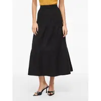 Vila Saia Midi De Cintura Alta Prisilla Ankle