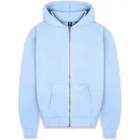 Dropsize Casaco em moletão azul claro