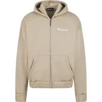 Dropsize Casaco em moletão areia / branco