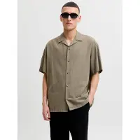Jack & Jones Camisa De Manga Curta Summer Linen Blend Resort