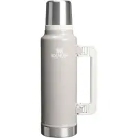 Stanley The Legendary Classic Bottle 1.5QT, Hammertone Ash 10-11347-0337 garrafa térmica com bocal e copo para beber, 1.4L